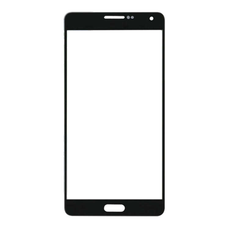 For Samsung Galaxy A7 (2015) 10pcs Front Screen Outer Glass Lens (Black)