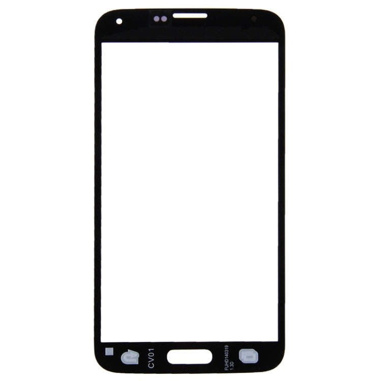 For Samsung Galaxy S5 / G900  10pcs Front Screen Outer Glass Lens (Black)