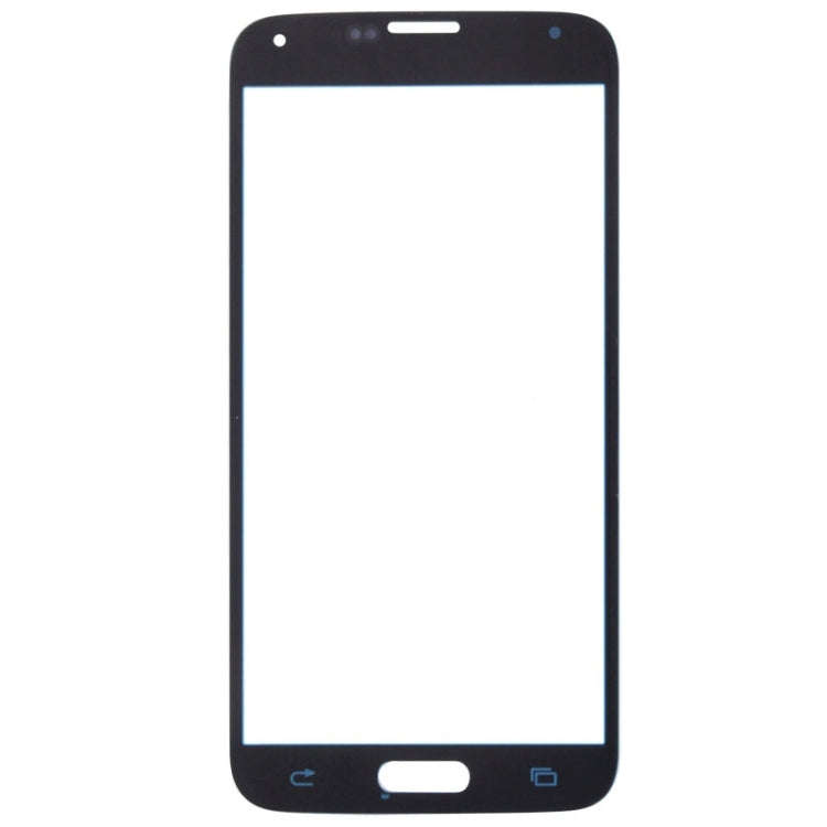 For Samsung Galaxy S5 / G900 10pcs Front Screen Outer Glass Lens (Dark Blue)