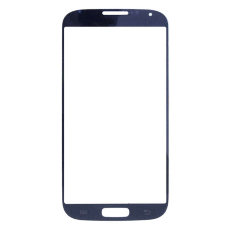 For Samsung Galaxy S IV / i9500 10pcs Front Screen Outer Glass Lens (Blue)