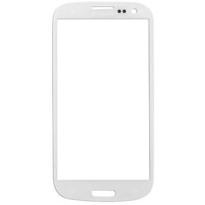 For Samsung Galaxy SIII / i9300 10pcs Front Screen Outer Glass Lens (White)