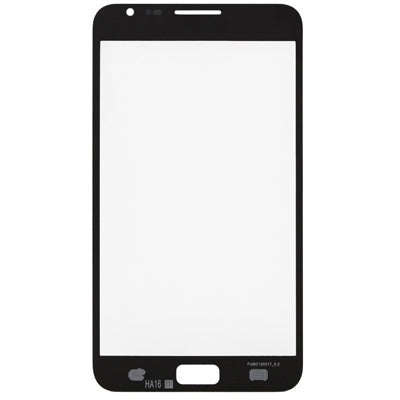 For Samsung Galaxy Note N7000 / i9220 10pcs Front Screen Outer Glass Lens (Black)