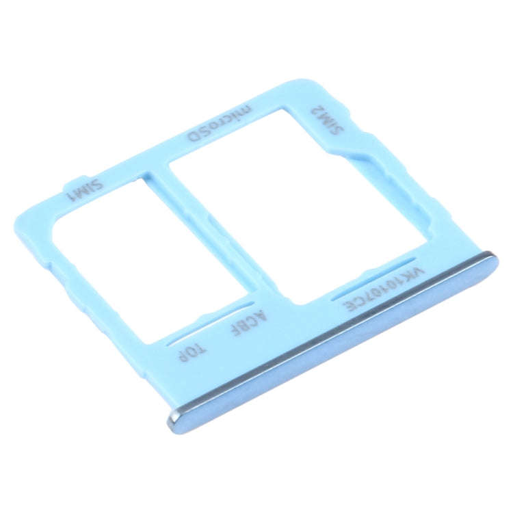 For Samsung Galaxy A32 5G SM-A326B SIM Card Tray + SIM Card Tray / Micro SD Card Tray (Blue)