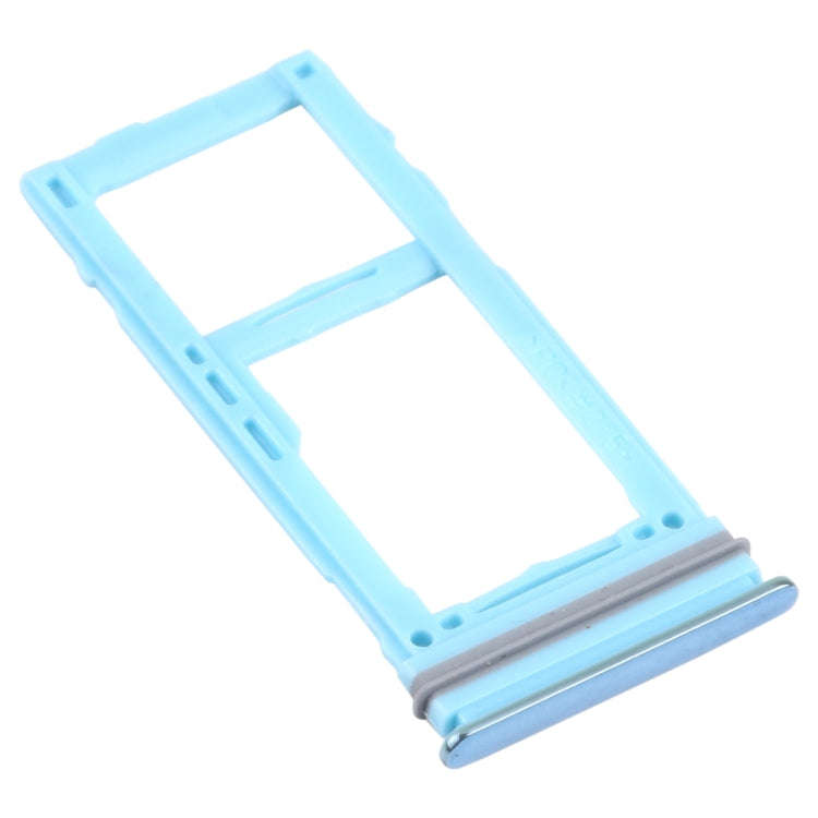 For Samsung Galaxy A52 SM-A525 SIM Card Tray + SIM Card Tray / Micro SD Card Tray (Blue)
