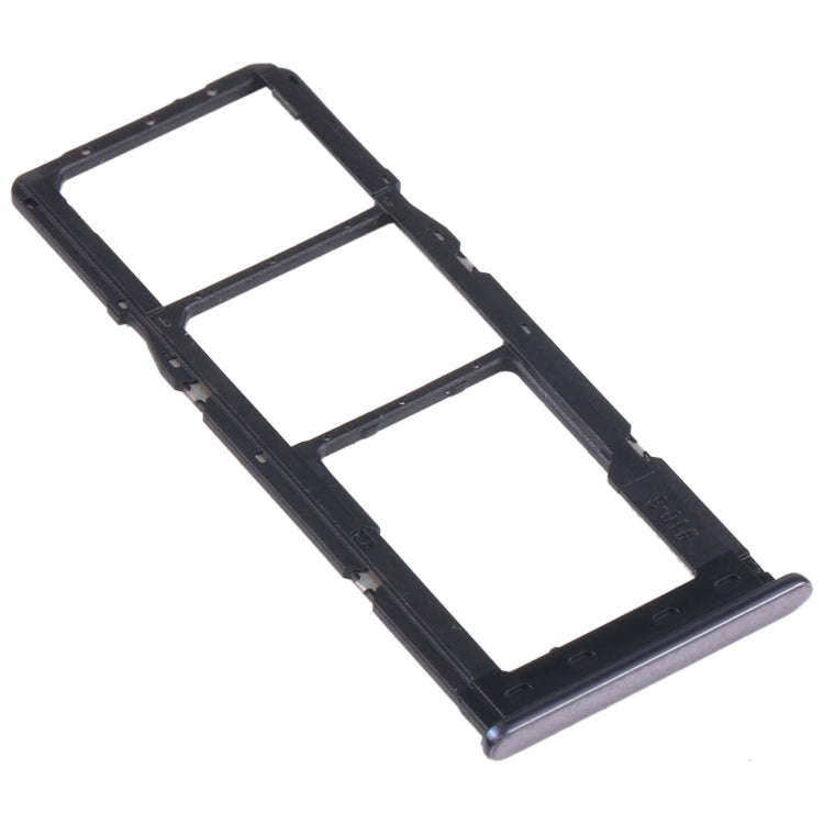For Samsung Galaxy A32 SM-A325 SIM Card Tray + SIM Card Tray + Micro SD Card Tray (Black)