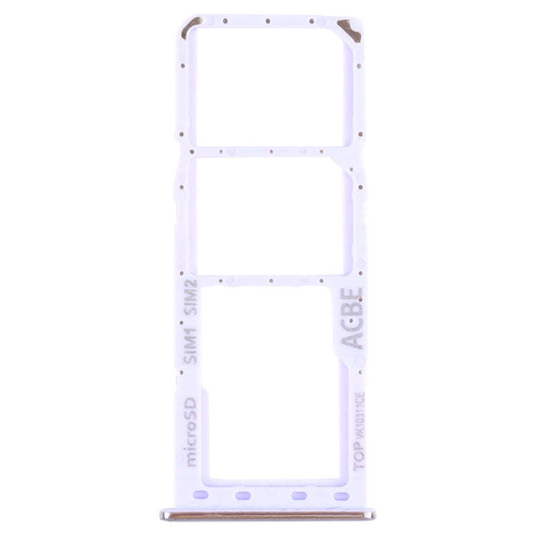 For Samsung Galaxy A32 SM-A325 SIM Card Tray + SIM Card Tray + Micro SD Card Tray (Purple)