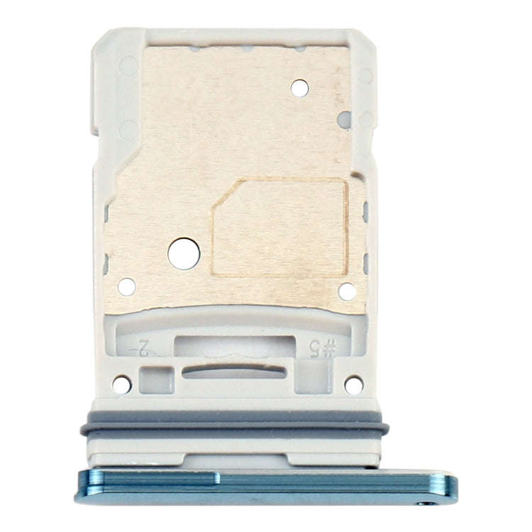 For Samsung Galaxy S20 FE 5G SM-G781B SIM Card Tray + Micro SD Card Tray (Blue)