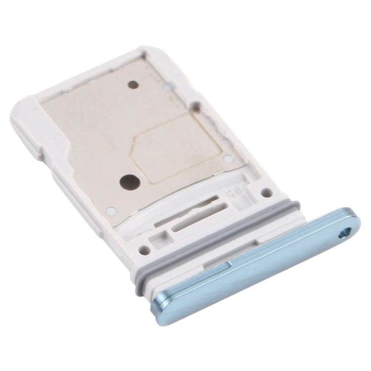 For Samsung Galaxy S20 FE 5G SM-G781B SIM Card Tray + Micro SD Card Tray (Blue)