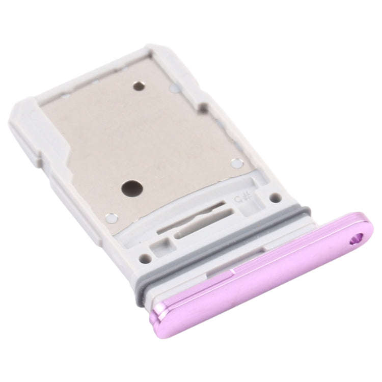 For Samsung Galaxy S20 FE 5G SM-G781B SIM Card Tray + Micro SD Card Tray (Purple)