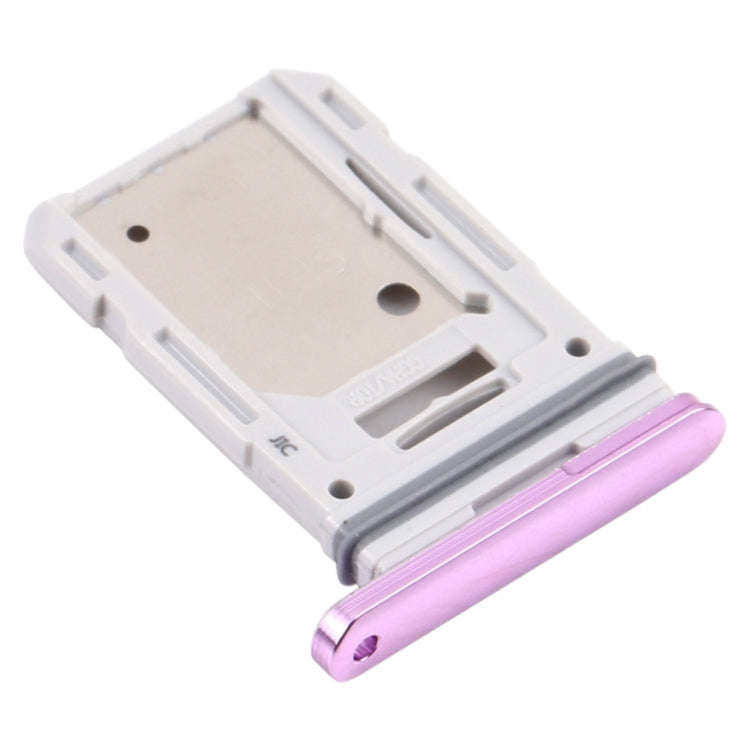For Samsung Galaxy S20 FE 5G SM-G781B SIM Card Tray + Micro SD Card Tray (Purple)