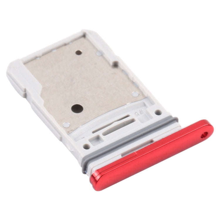 For Samsung Galaxy S20 FE 5G SM-G781B SIM Card Tray + Micro SD Card Tray (Red)
