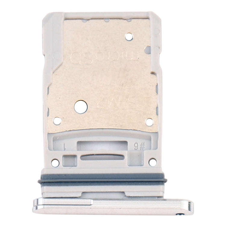 For Samsung Galaxy S20 FE 5G SM-G781B SIM Card Tray + Micro SD Card Tray (Silver)