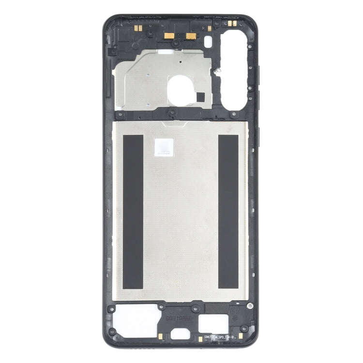 For Samsung Galaxy A21 SM-A215  Middle Frame Bezel Plate (Black)