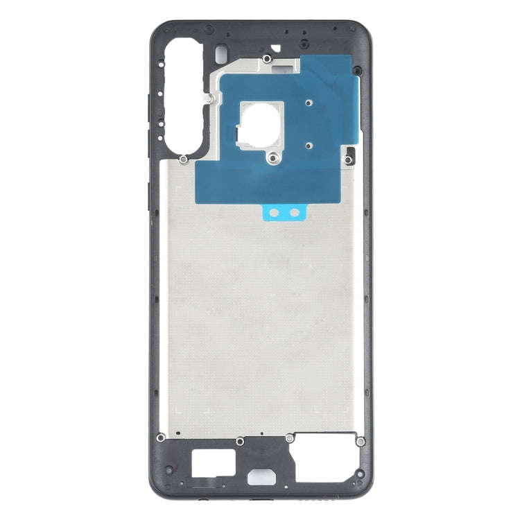 For Samsung Galaxy A21 SM-A215  Middle Frame Bezel Plate (Black)