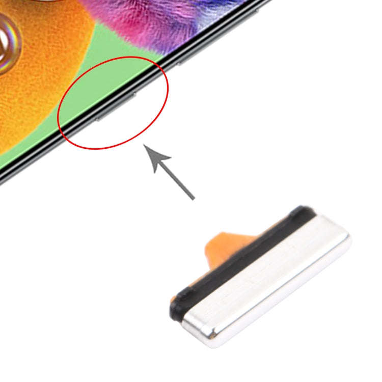 For Samsung Galaxy A90 Power Button and Volume Control Button(Silver)