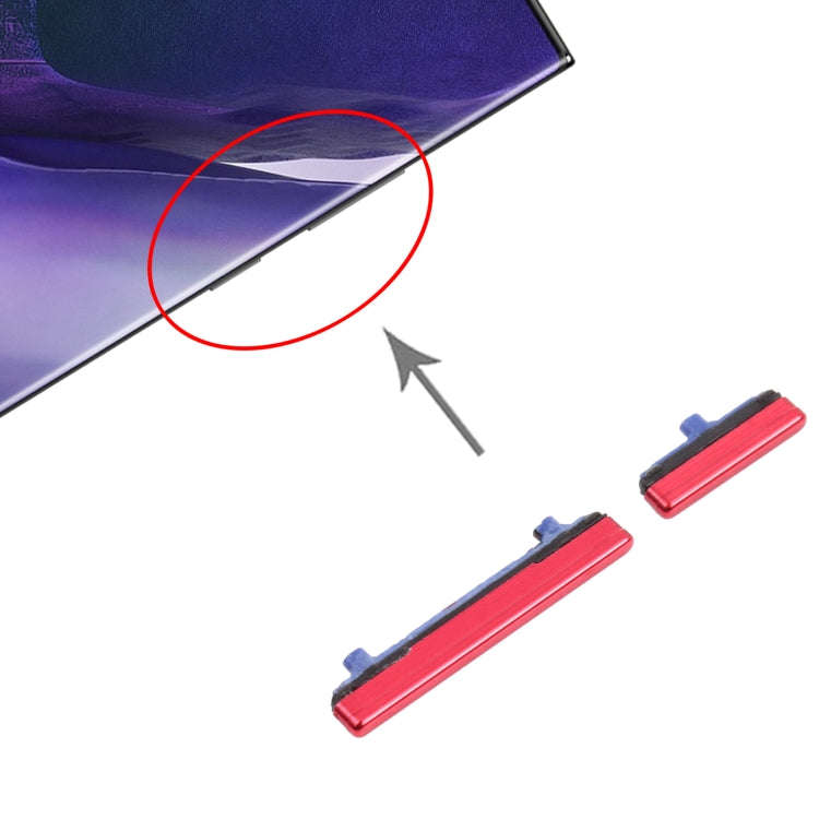 For Samsung Galaxy Note20 Ultra Power Button and Volume Control Button(Red)