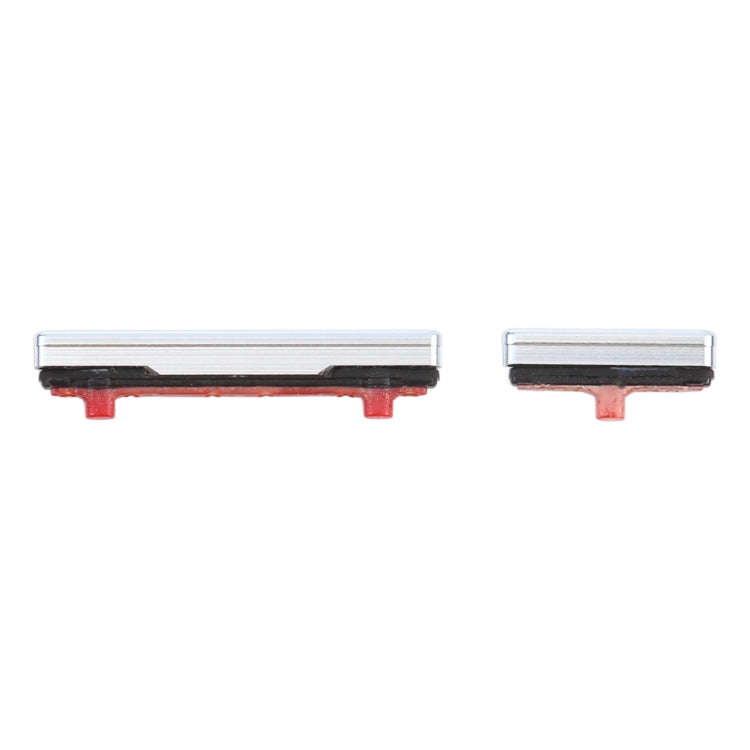 For Samsung Galaxy S21 Ultra 5G Power Button and Volume Control Button(Silver)