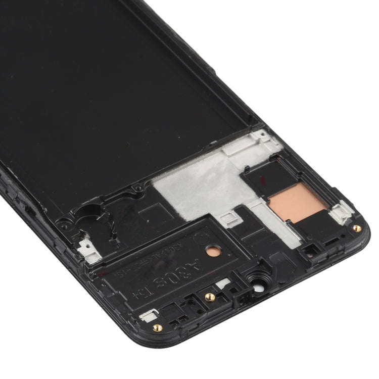 6.36 inch OLED LCD Screen for Samsung Galaxy A30S SM-A307 Digitizer Full Assembly with Frame (Black)