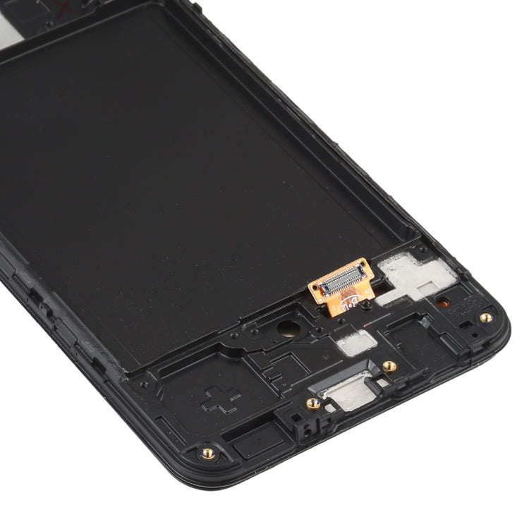 6.36 inch OLED LCD Screen for Samsung Galaxy A30S SM-A307 Digitizer Full Assembly with Frame (Black)