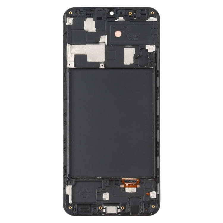 6.36 inch OLED LCD Screen for Samsung Galaxy A20 SM-A205 Digitizer Full Assembly with Frame (Black)