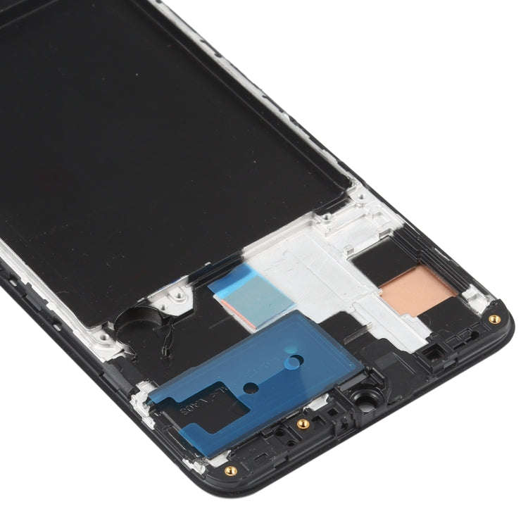 OLED LCD Screen for Samsung Galaxy A70 SM-A705 Digitizer Full Assembly with Frame (6.7 inch)(Black)