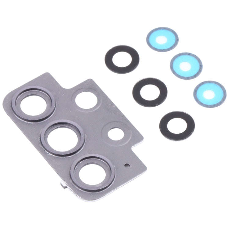 For Samsung Galaxy A52 SM-A525 10pcs Camera Lens Cover (Black)