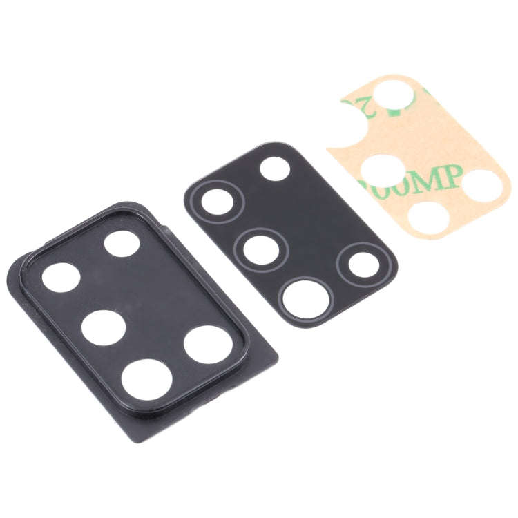 For Samsung Galaxy A21s SM-A217 10pcs Camera Lens Cover (Black)