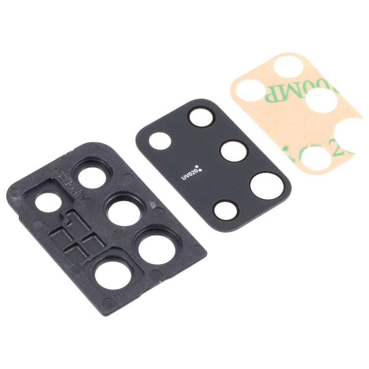 For Samsung Galaxy A21s SM-A217 10pcs Camera Lens Cover (Black)