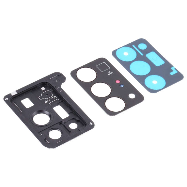 For Samsung Galaxy Note20 Ultra 5G SM-N986 10pcs Camera Lens Cover (Black)