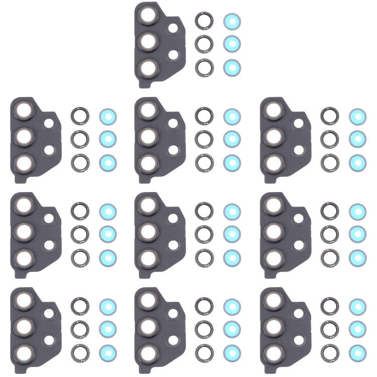 For Samsung Galaxy A32 5G SM-A326 10pcs Camera Lens Cover (Black)