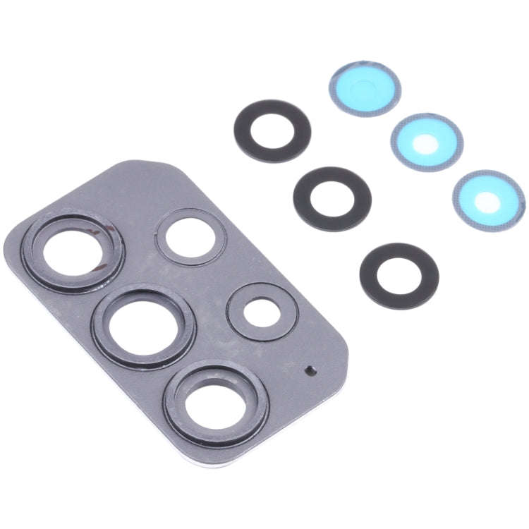 For Samsung Galaxy A72 SM-A725 10pcs Camera Lens Cover (Black)