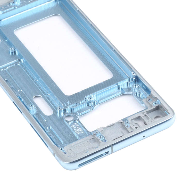 For Samsung Galaxy S10  Middle Frame Bezel Plate (Blue)