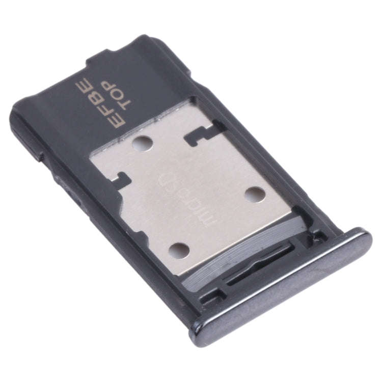For Samsung Galaxy M31s SM-M317 SIM Card Tray + SIM Card Tray + Micro SD Card Tray (Black)