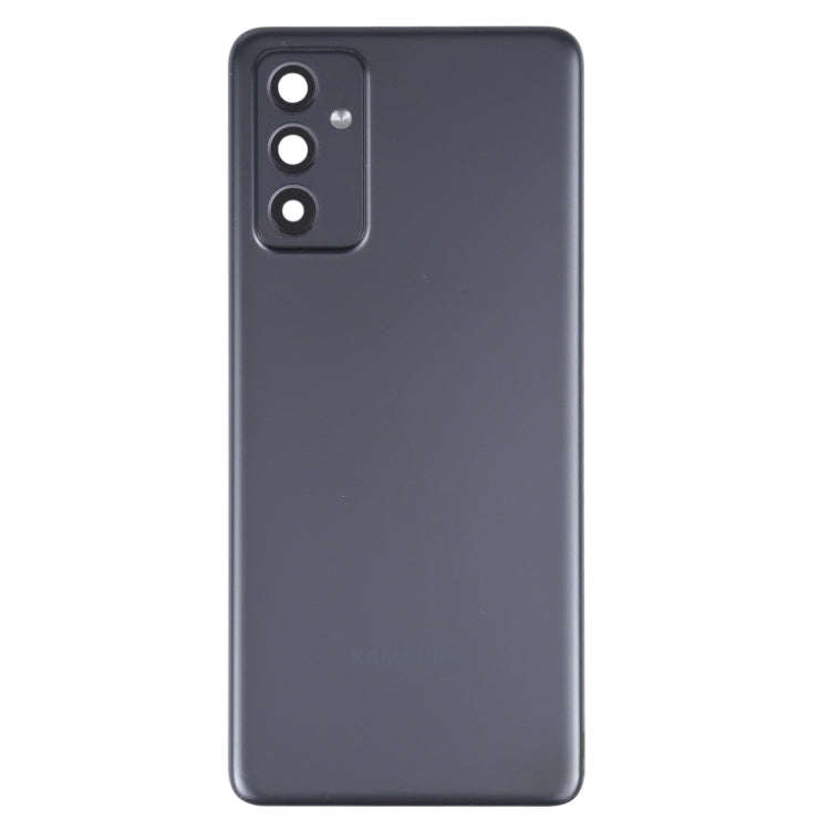 For Samsung Galaxy A82 Battery Back Cover With Camera Lens (Black)