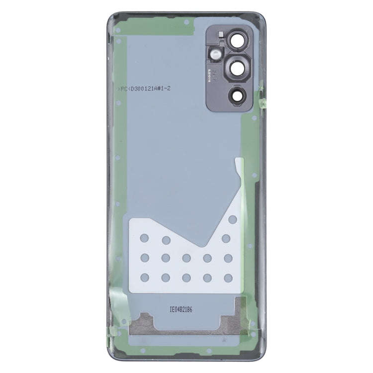For Samsung Galaxy A82 Battery Back Cover With Camera Lens (Black)