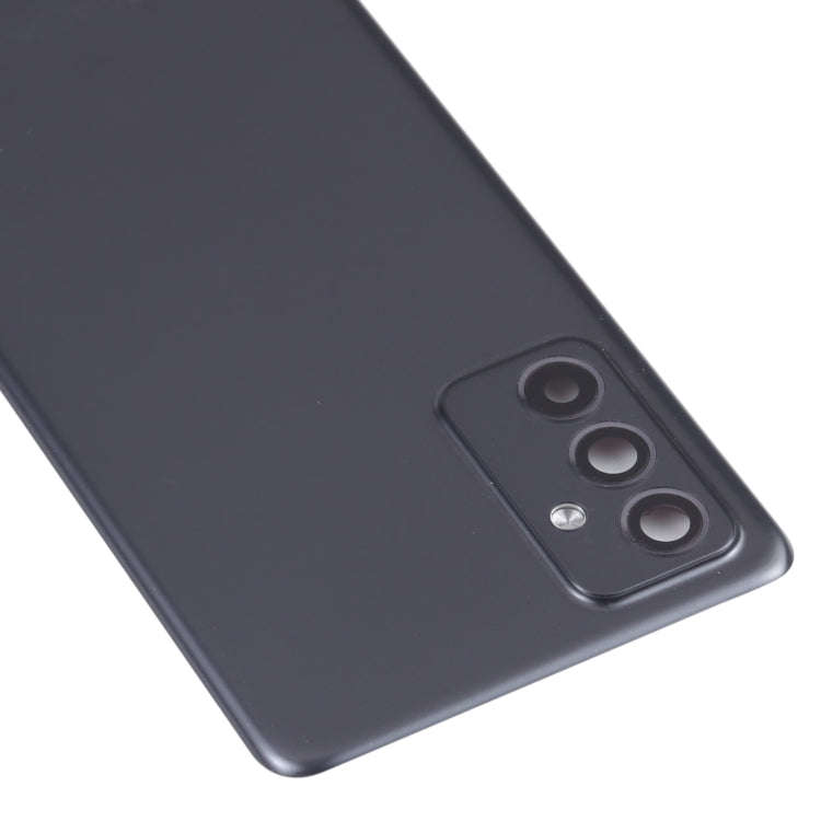 For Samsung Galaxy A82 Battery Back Cover With Camera Lens (Black)