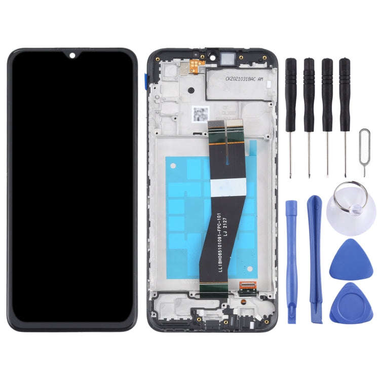 OEM LCD Screen for Samsung Galaxy M02s (NL Version) Digitizer Full Assembly With Frame