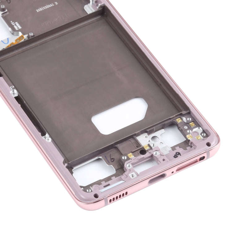 For Samsung Galaxy S21  Middle Frame Bezel Plate (Pink)