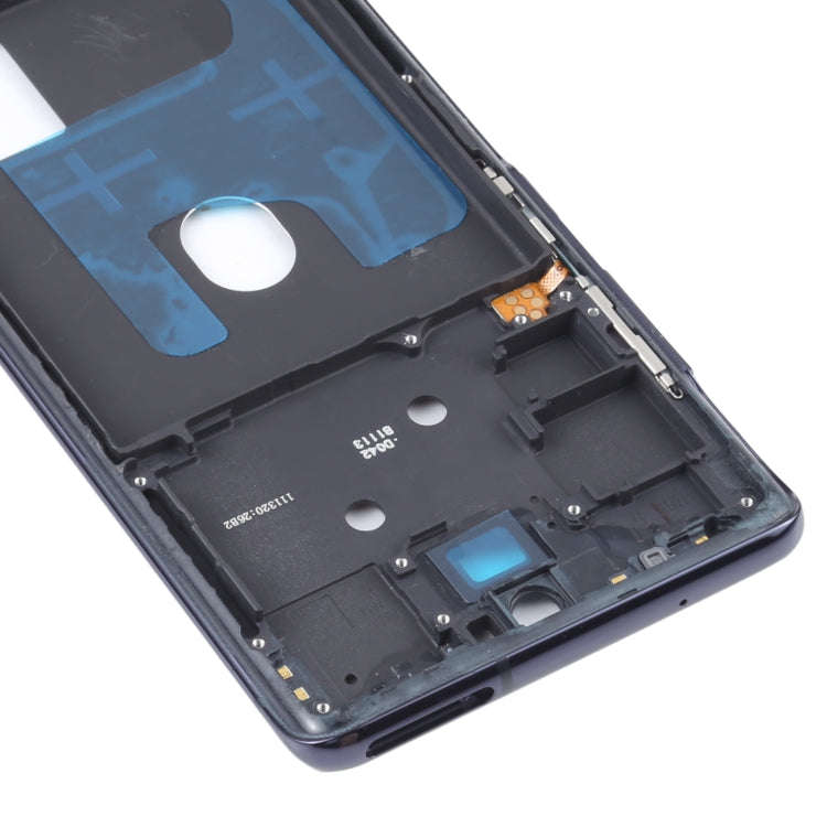 For Samsung Galaxy S20 FE Middle Frame Bezel Plate With Accessories (Black)