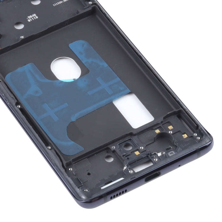 For Samsung Galaxy S20 FE Middle Frame Bezel Plate With Accessories (Black)