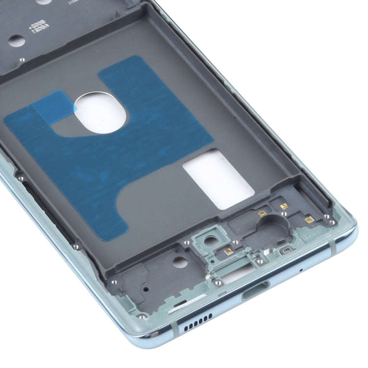 For Samsung Galaxy S20 FE Middle Frame Bezel Plate With Accessories (Blue)
