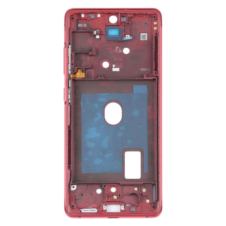 For Samsung Galaxy S20 FE Middle Frame Bezel Plate With Accessories (Red)