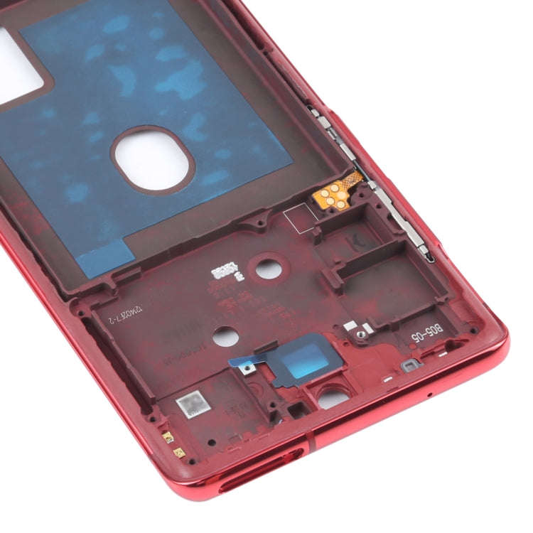 For Samsung Galaxy S20 FE Middle Frame Bezel Plate With Accessories (Red)