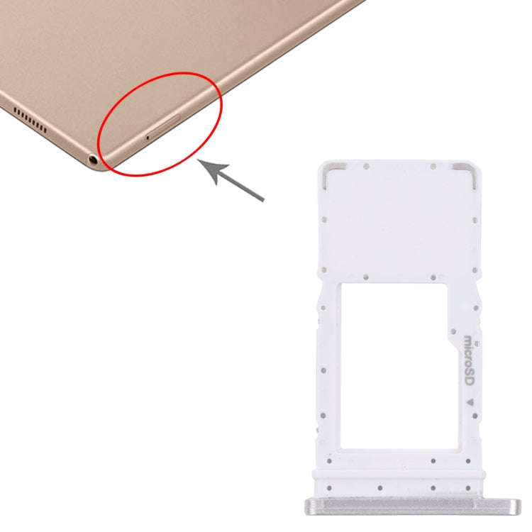 For Samsung Galaxy Tab A7 10.4 (2020) SM-T505 Micro SD Card Tray (White)