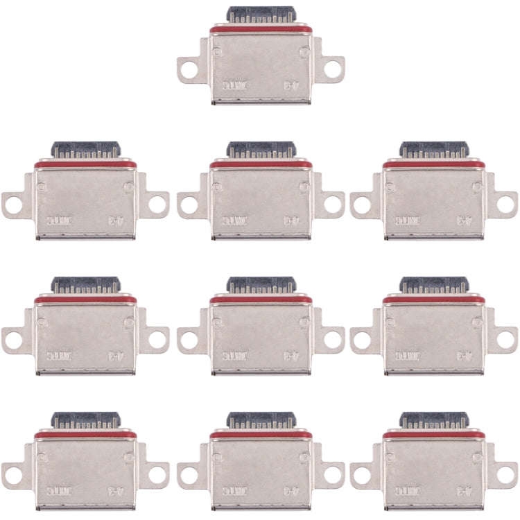 10pcs Charging Port Connector for Samsung Galaxy Note20 / Note20 5G SM-N980F, SM-N980F/DS, SM-N98...