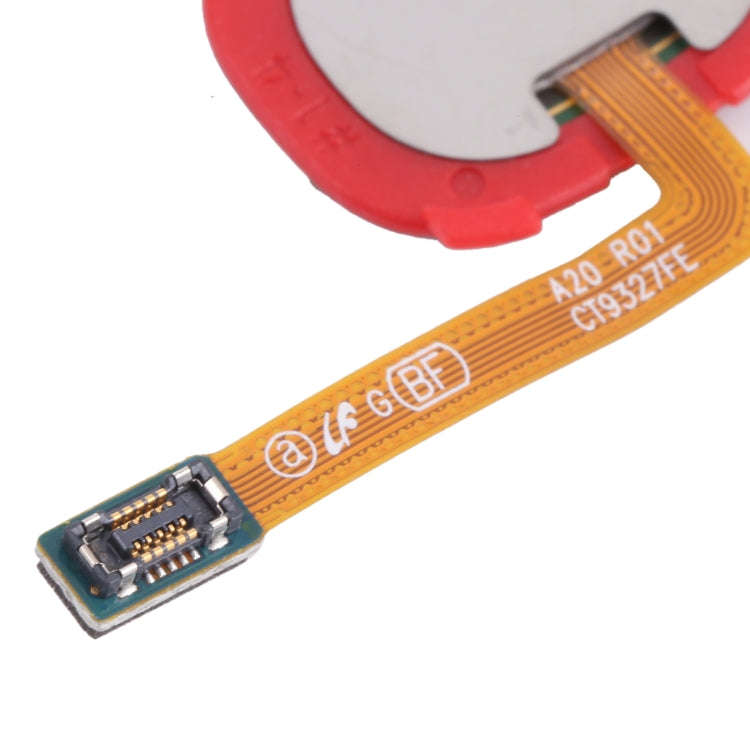 For Samsung Galaxy A20e / A20 Fingerprint Sensor Flex Cable(Red)
