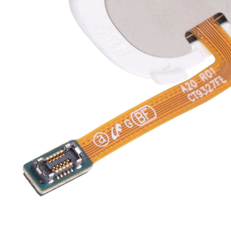 For Samsung Galaxy A20e / A20 Fingerprint Sensor Flex Cable(White)