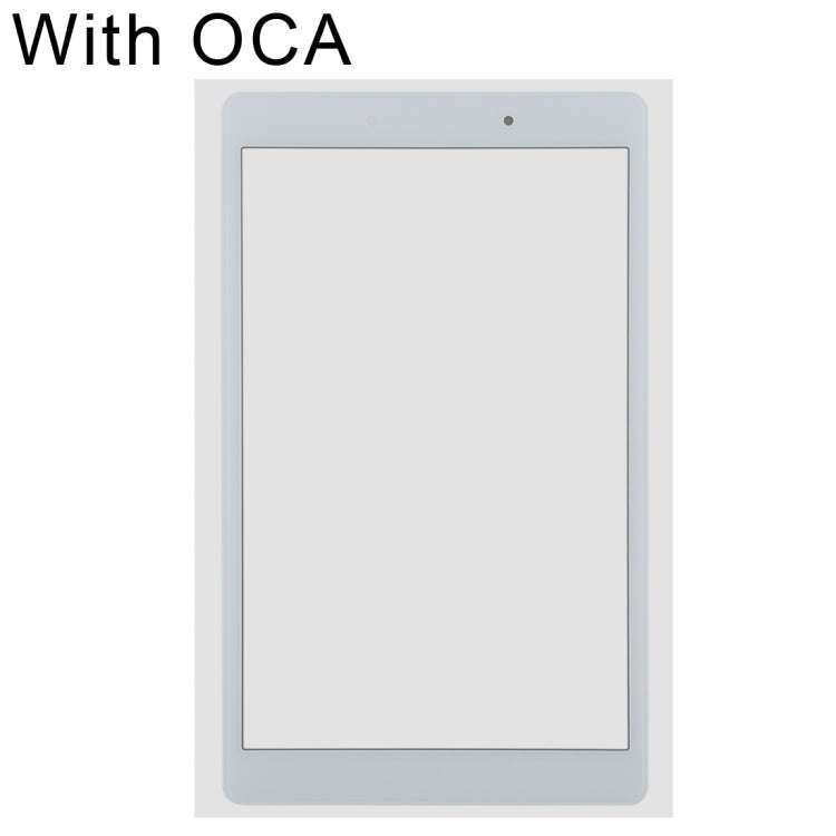 For Samsung Galaxy Tab A 8.0 (2019) SM-T295 (LTE Version) Front Screen Outer Glass Lens with OCA ...