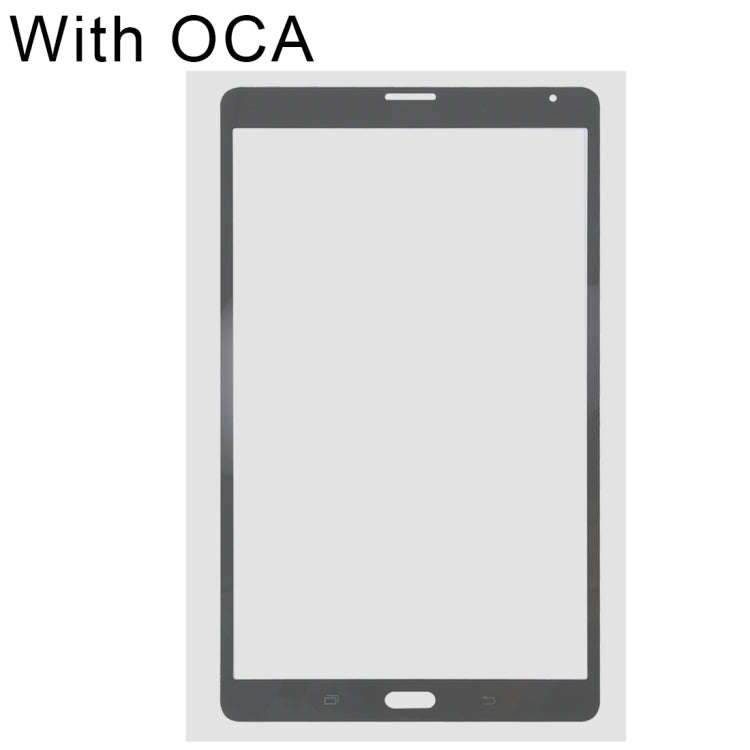 For Samsung Galaxy Tab S 8.4 LTE / T705 Front Screen Outer Glass Lens with OCA Optically Clear Ad...
