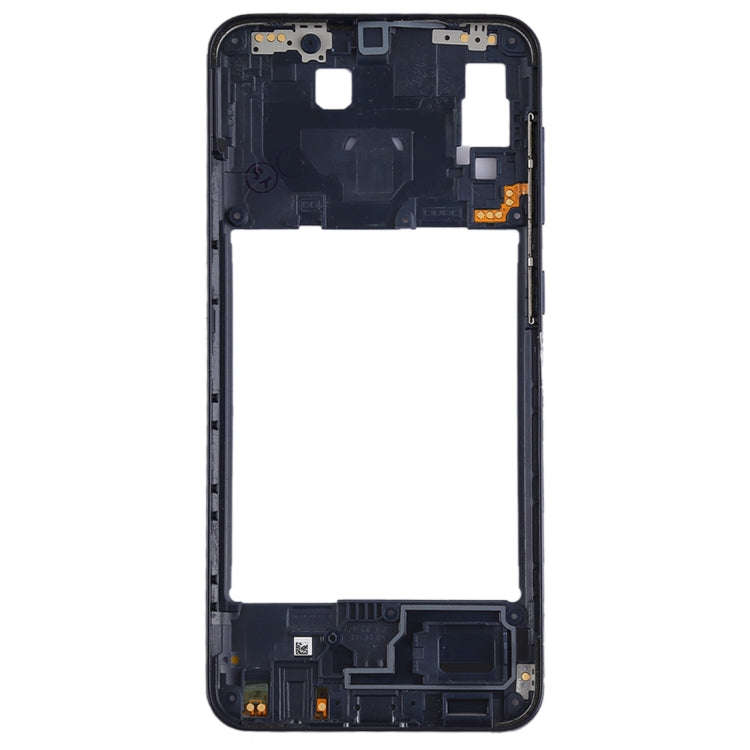 For Galaxy A20 Middle Frame Bezel Plate (Black)